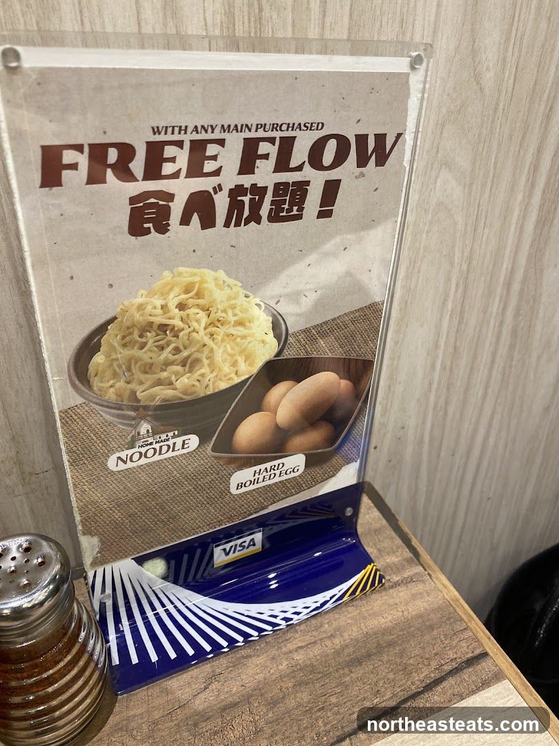 Free Flow Noodle and Hard Boiled Egg Promotion