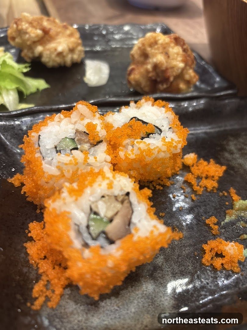 Sushi and Fried Food