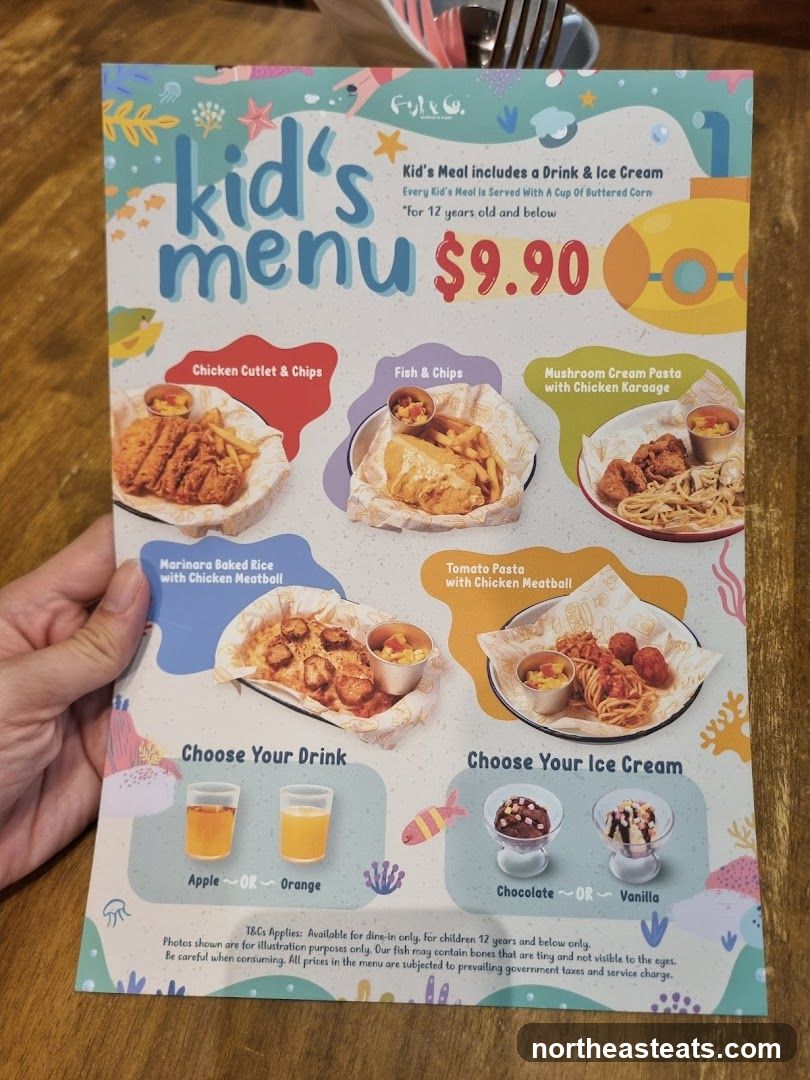 Kid's Menu