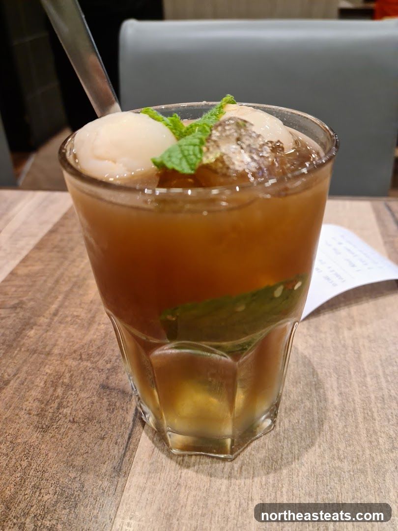 Lychee and Mint Drink