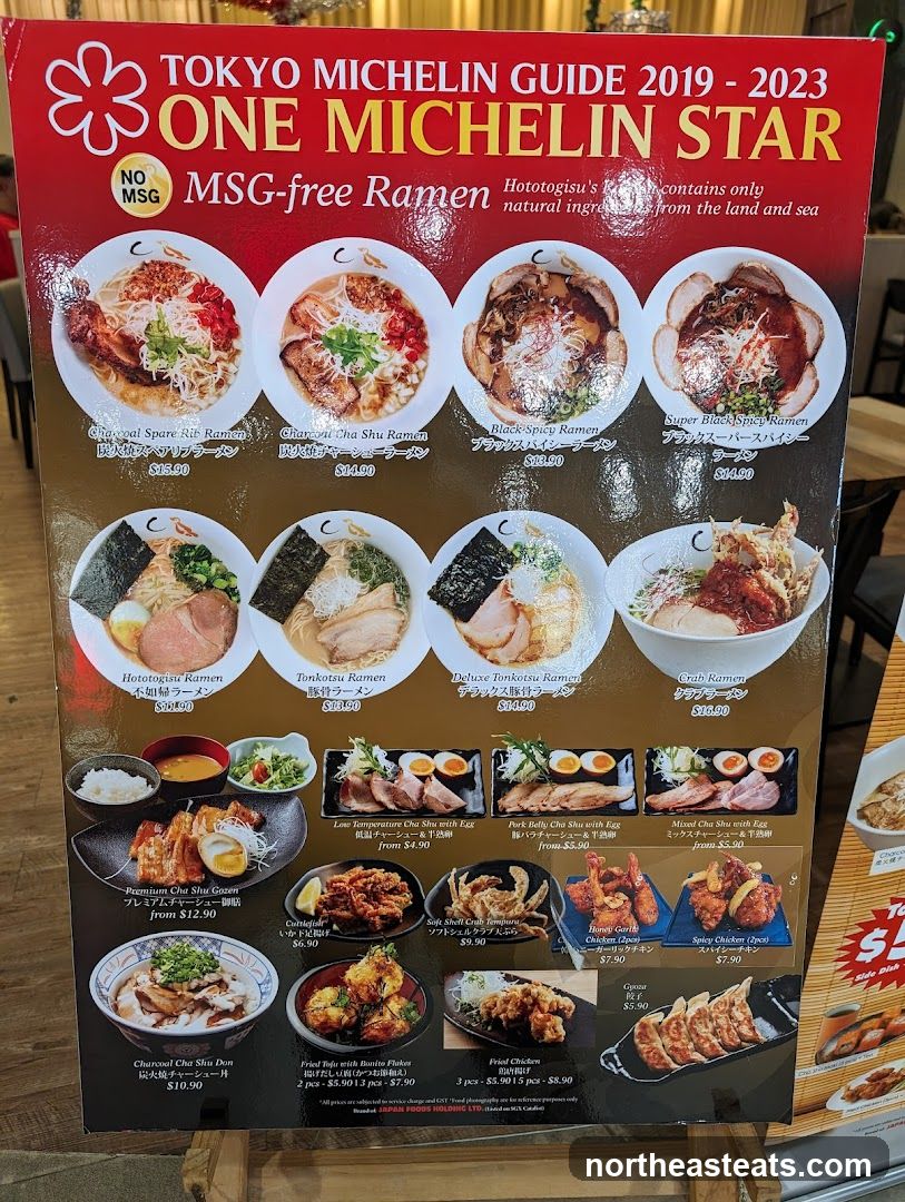 ONE MICHELIN STAR MSG-free Ramen