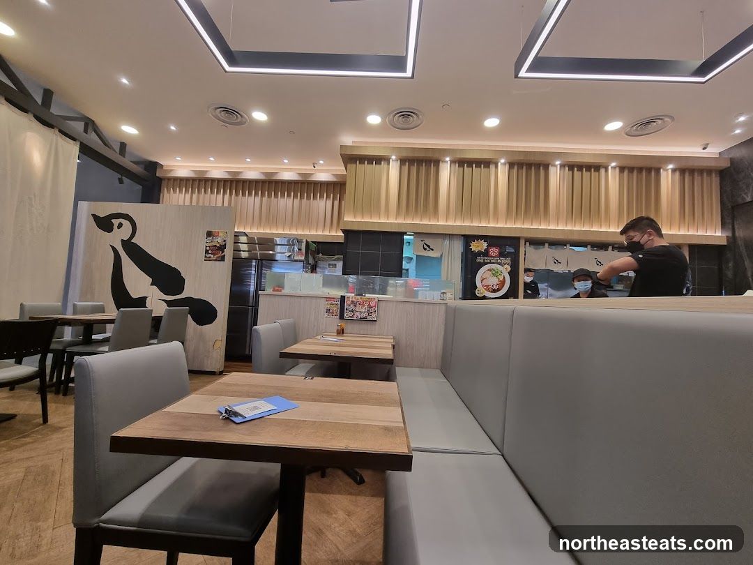Restaurant Interior with Booth Seating