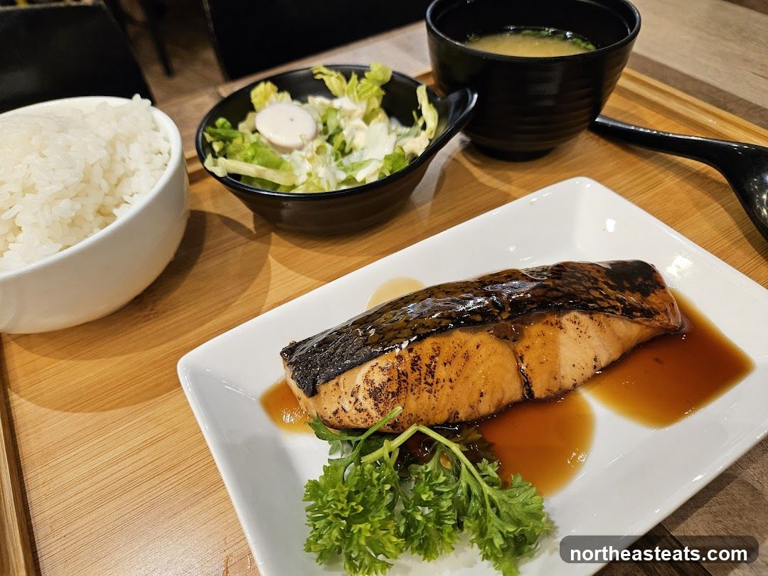 Salmon Teriyaki Meal