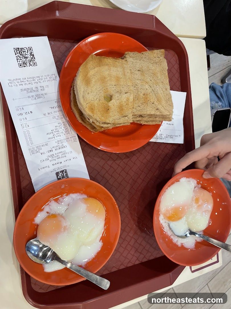 Kaya Toast and Soft Boiled Eggs