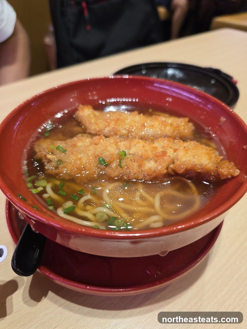 Noodle Soup with Fried Topping