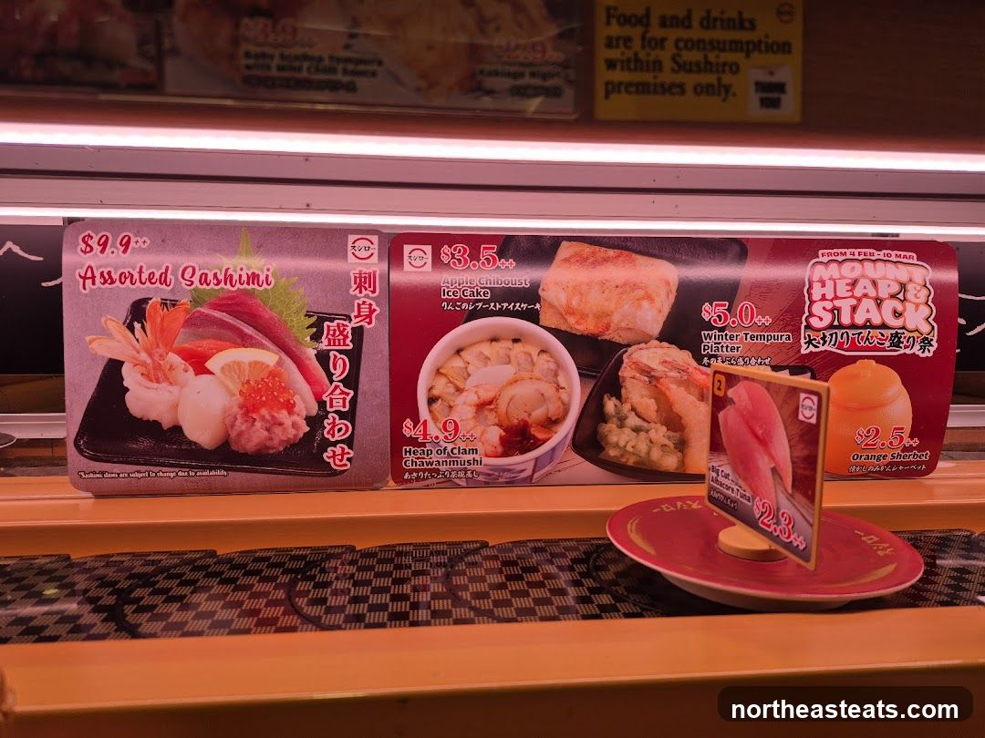Sushi Conveyor Belt Display