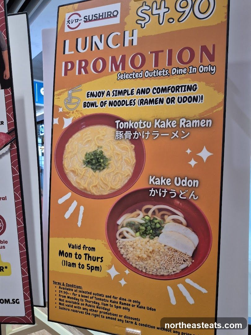 Sushiro Lunch Promotion