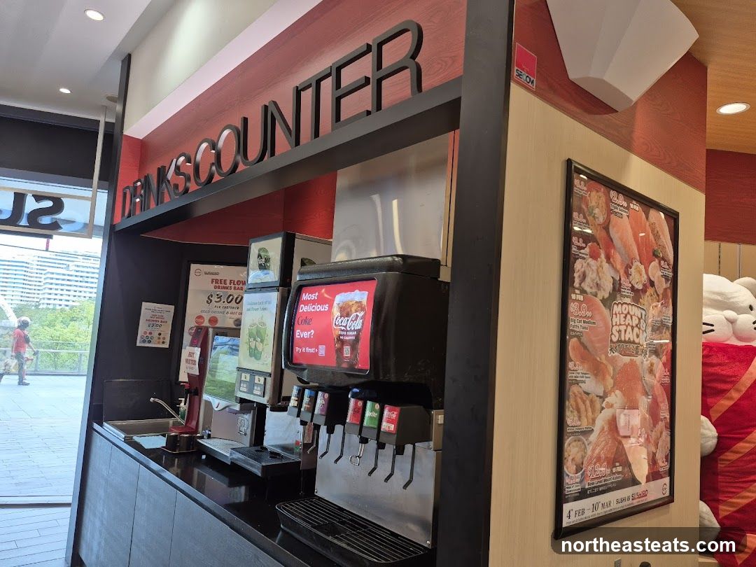 Drinks Counter and Sushi Promotion