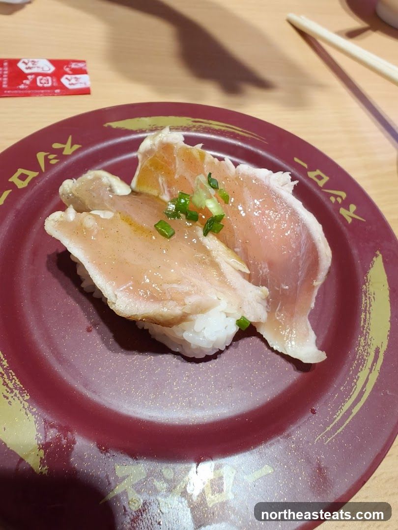 Sushi on a plate