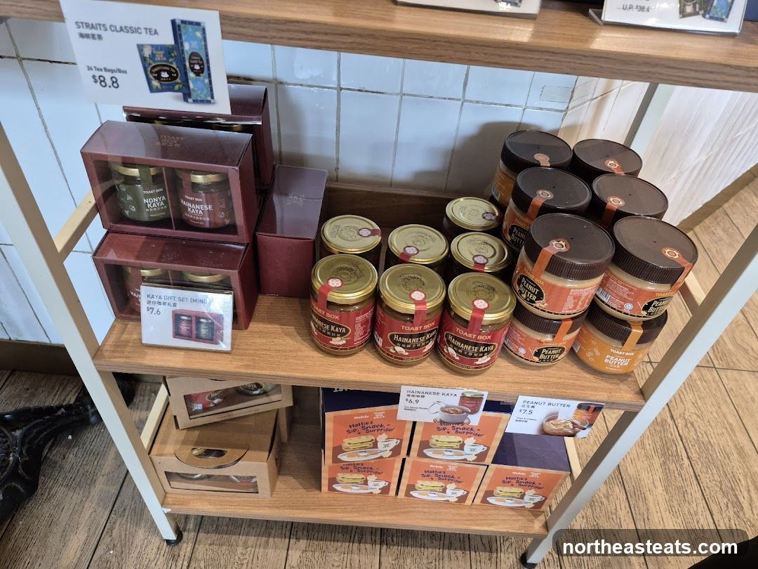 Jars of Kaya and Peanut Butter