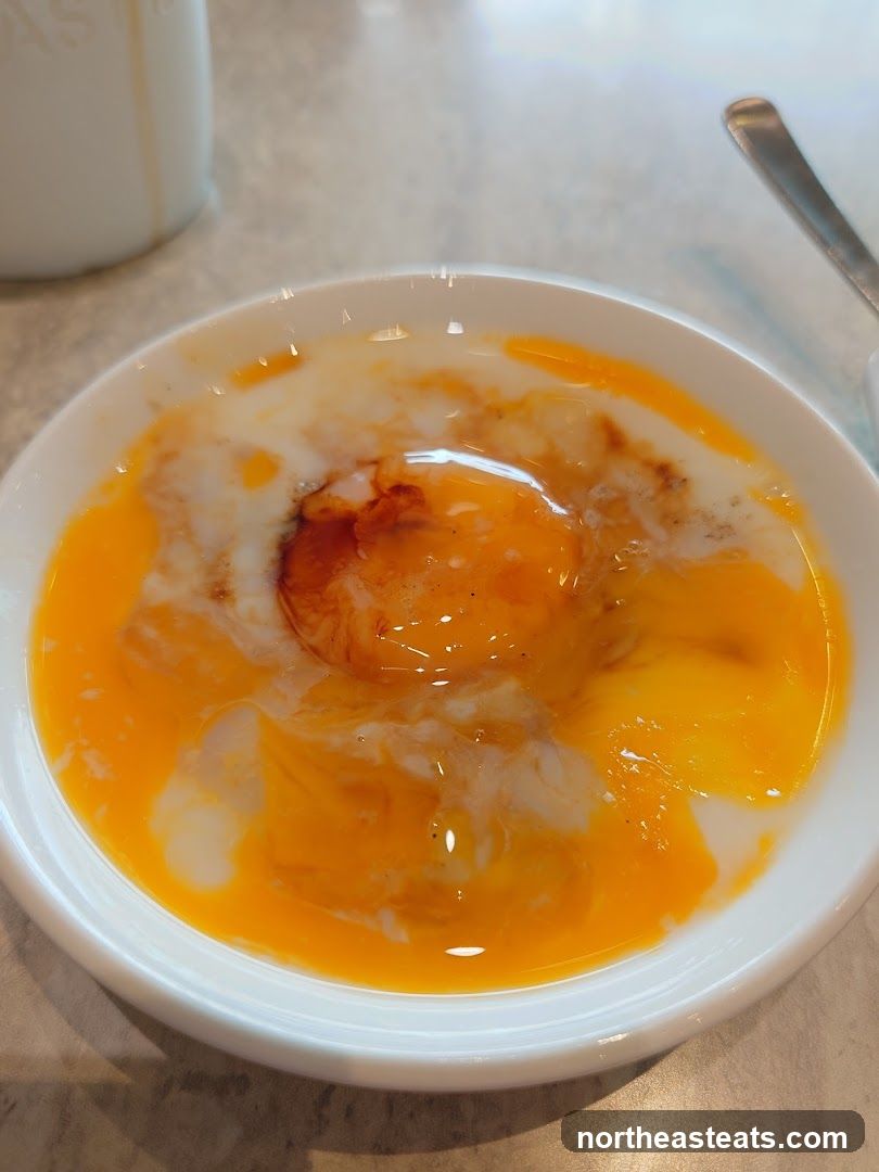 Soft-boiled egg with soy sauce