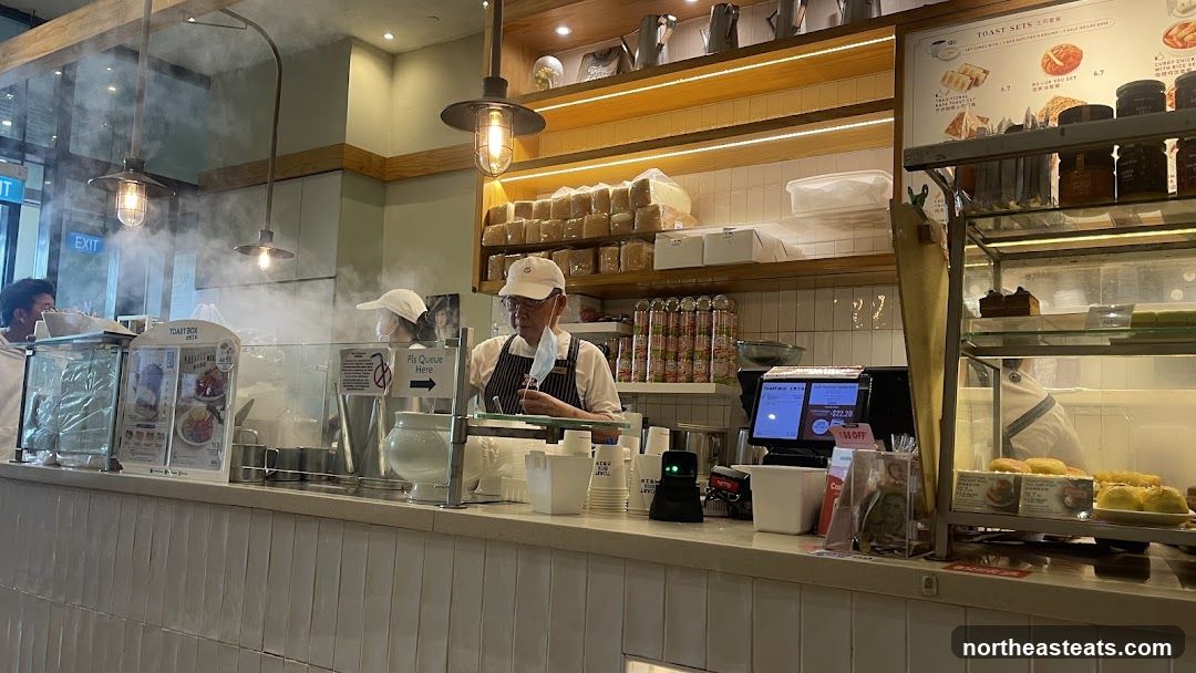 Cafe Counter with Staff and Menu