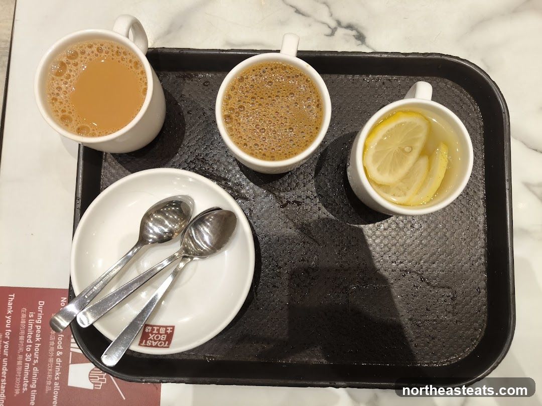 Beverages on a Tray