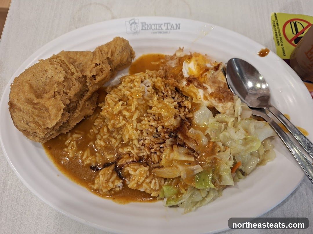 Fried Chicken Rice Plate