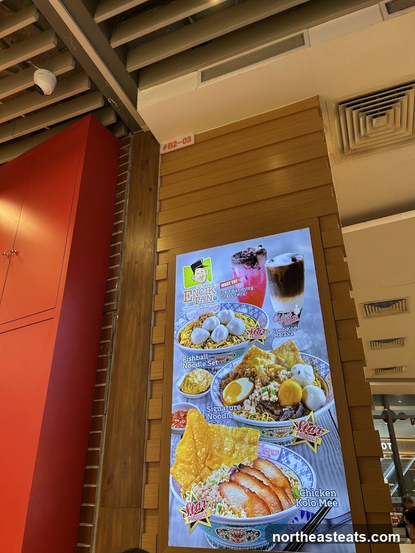 EnciK Tan Menu