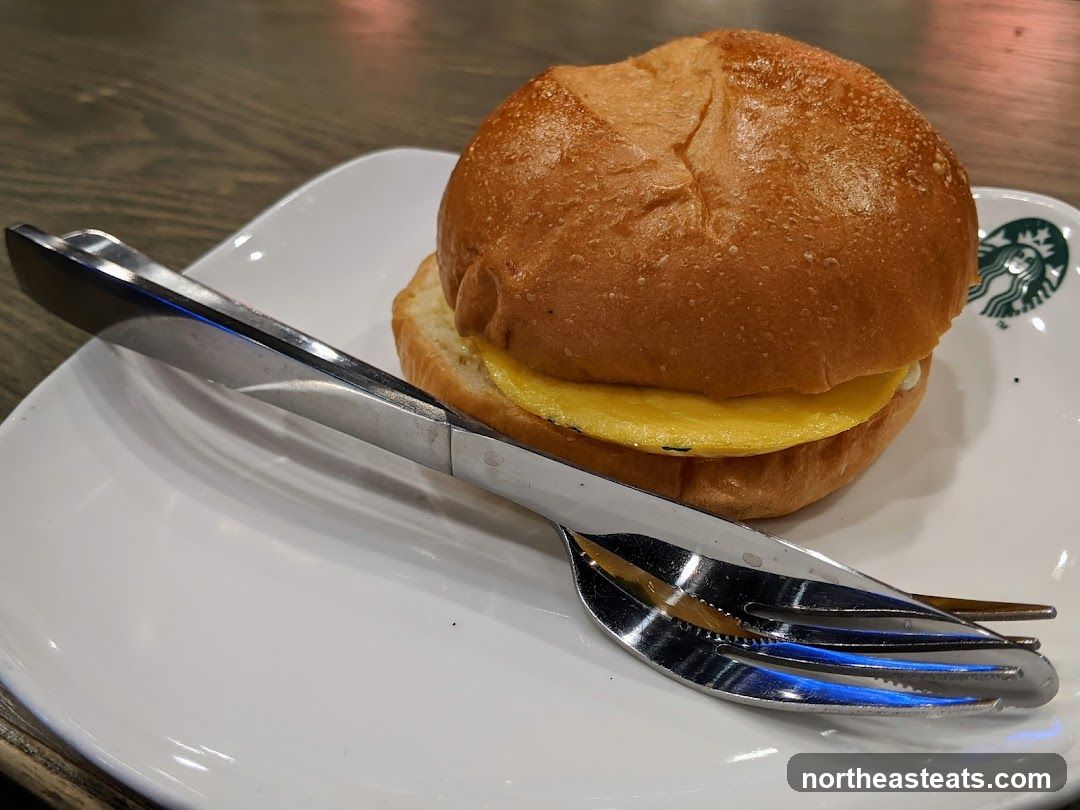 Egg Sandwich on a Plate