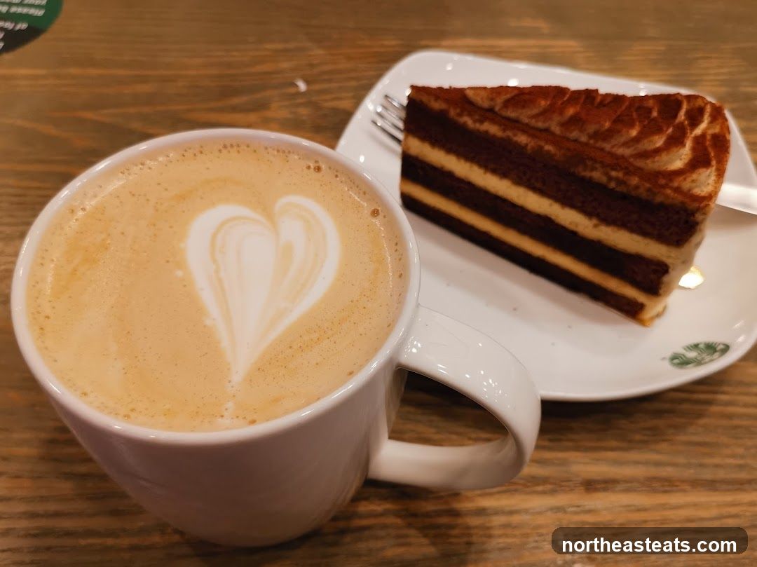 Latte and Chocolate Cake