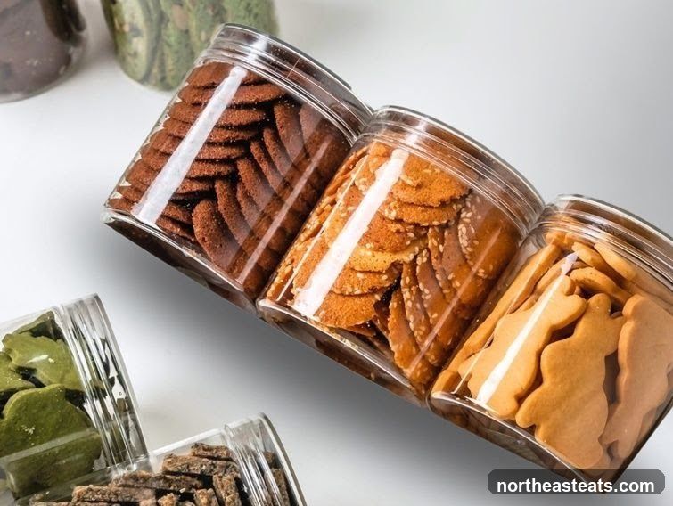 Assorted Cookies in Jars