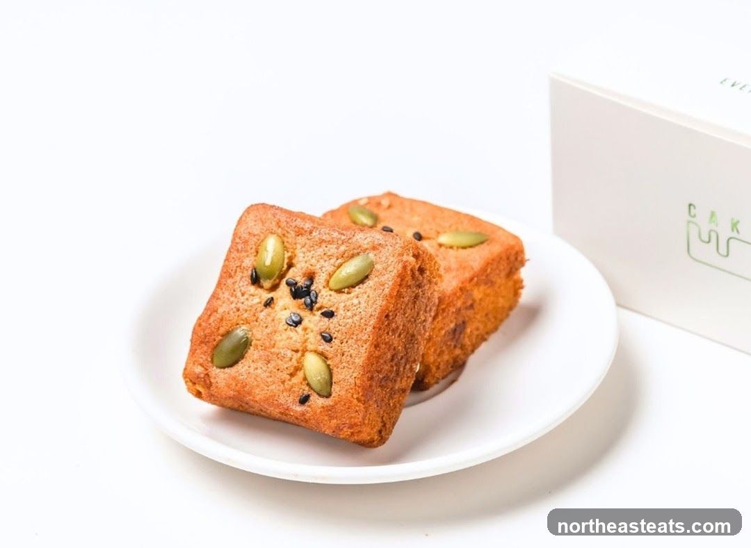 Square Cakes with Seeds