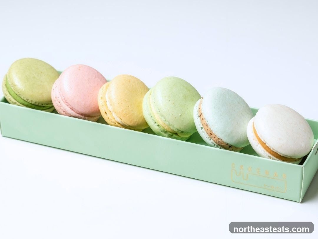 Assorted Macarons in a Box