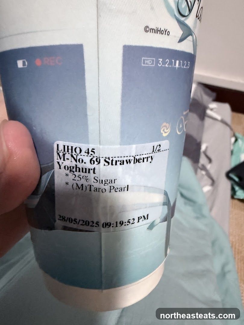 Beverage Cup Label
