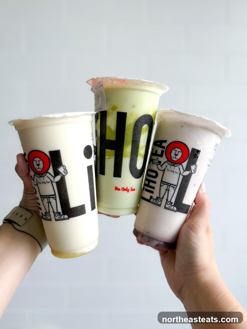 Three Drinks from The Only Tea