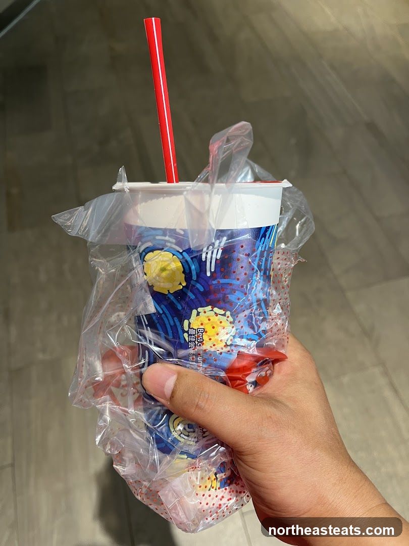 Beverage in a Plastic Bag