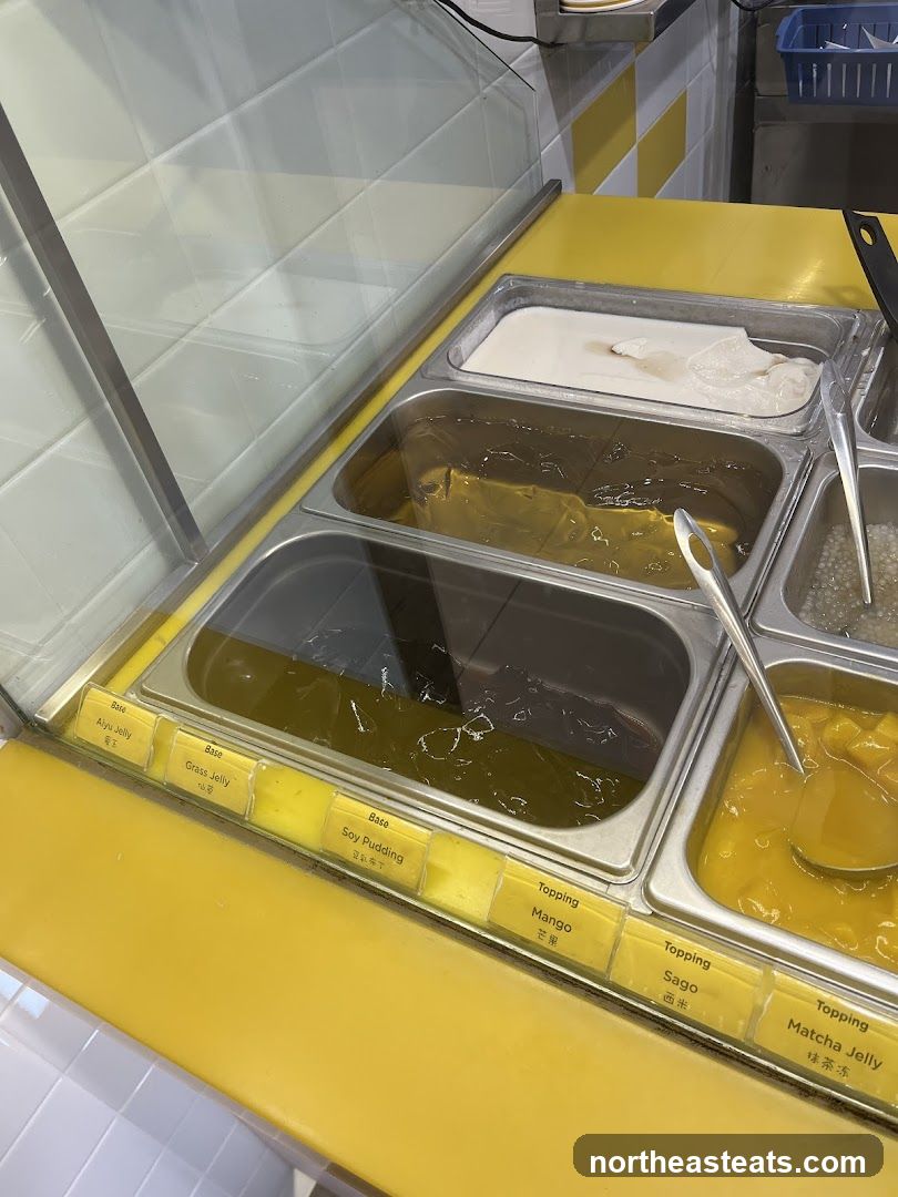 Dessert Toppings Display