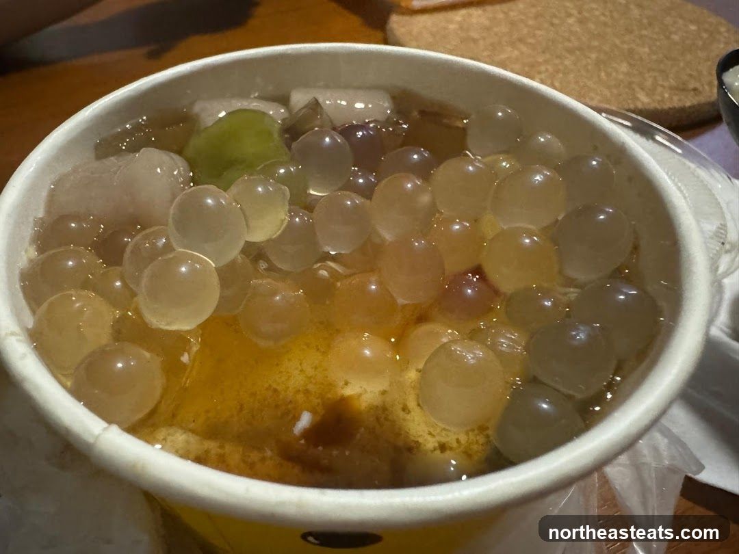 Dessert with Boba and Jelly