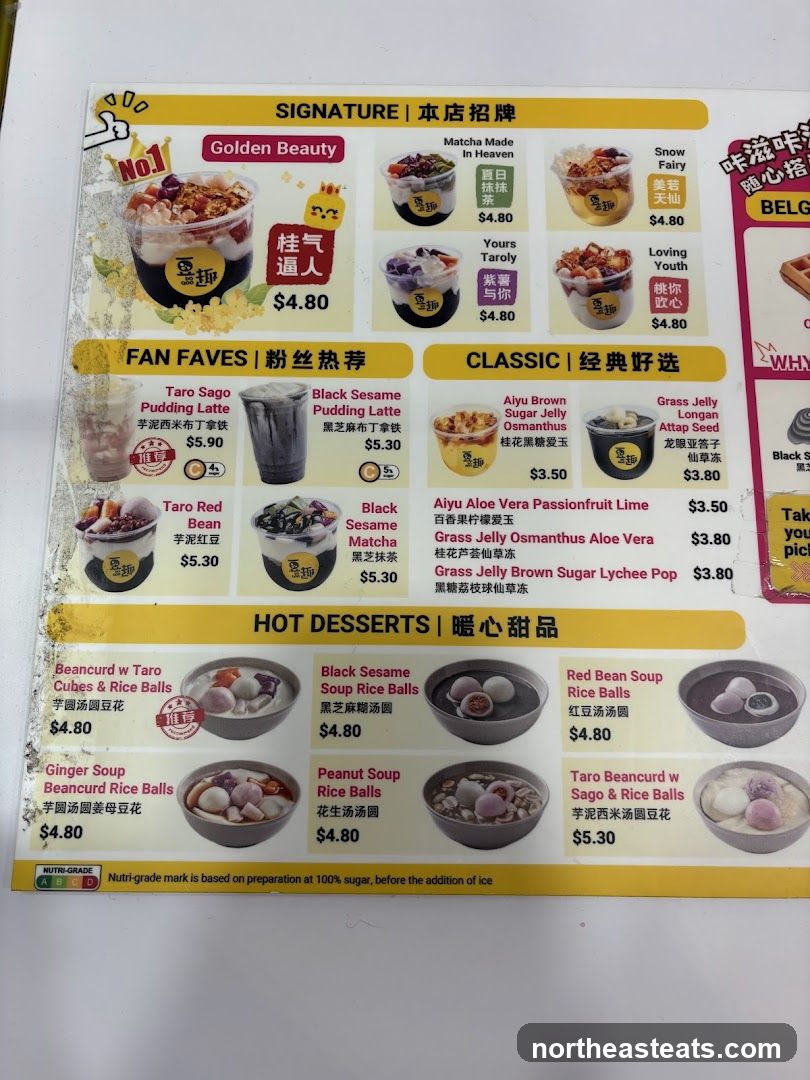SIGNATURE | FAN FAVES | CLASSIC | HOT DESSERTS