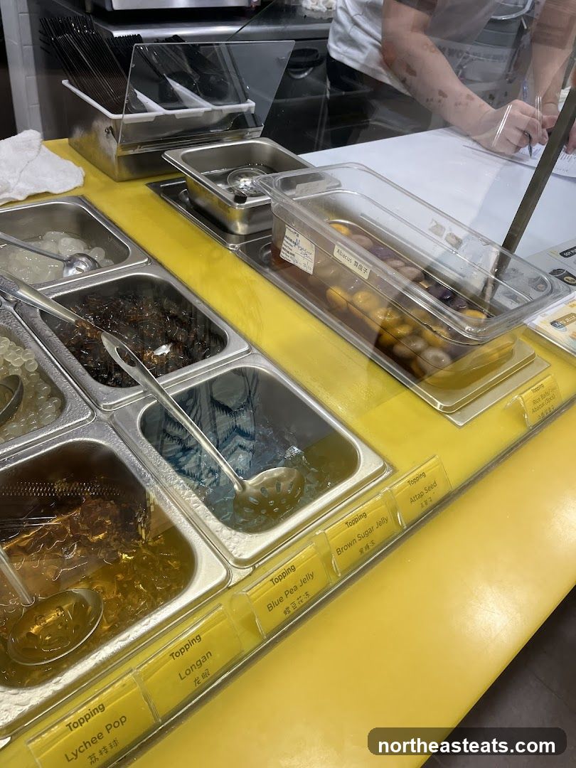 Dessert Toppings Display