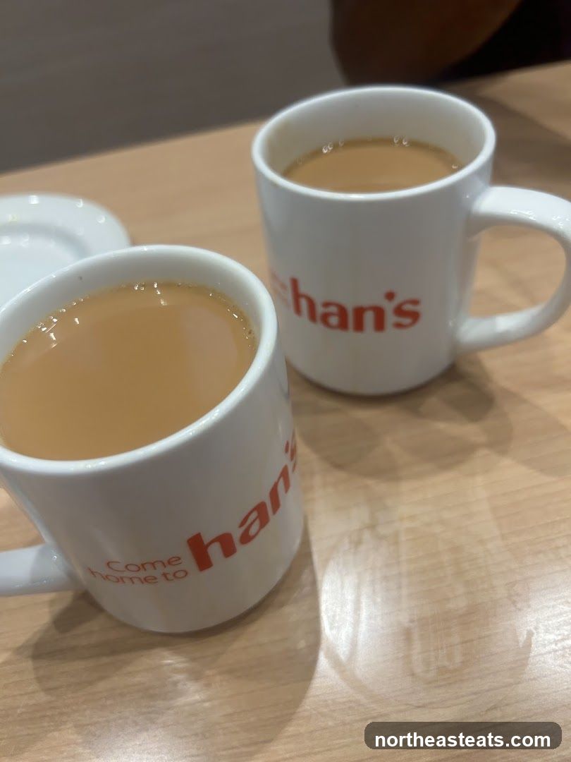 Two mugs of tea