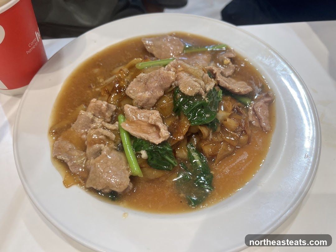 Beef noodle dish