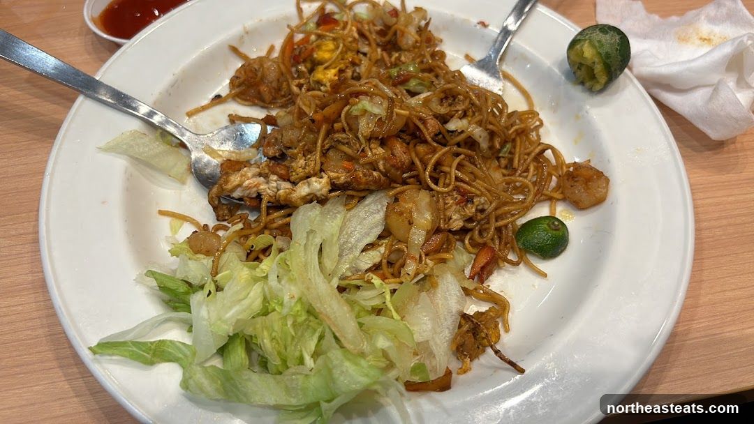 Noodles with Shrimp and Vegetables