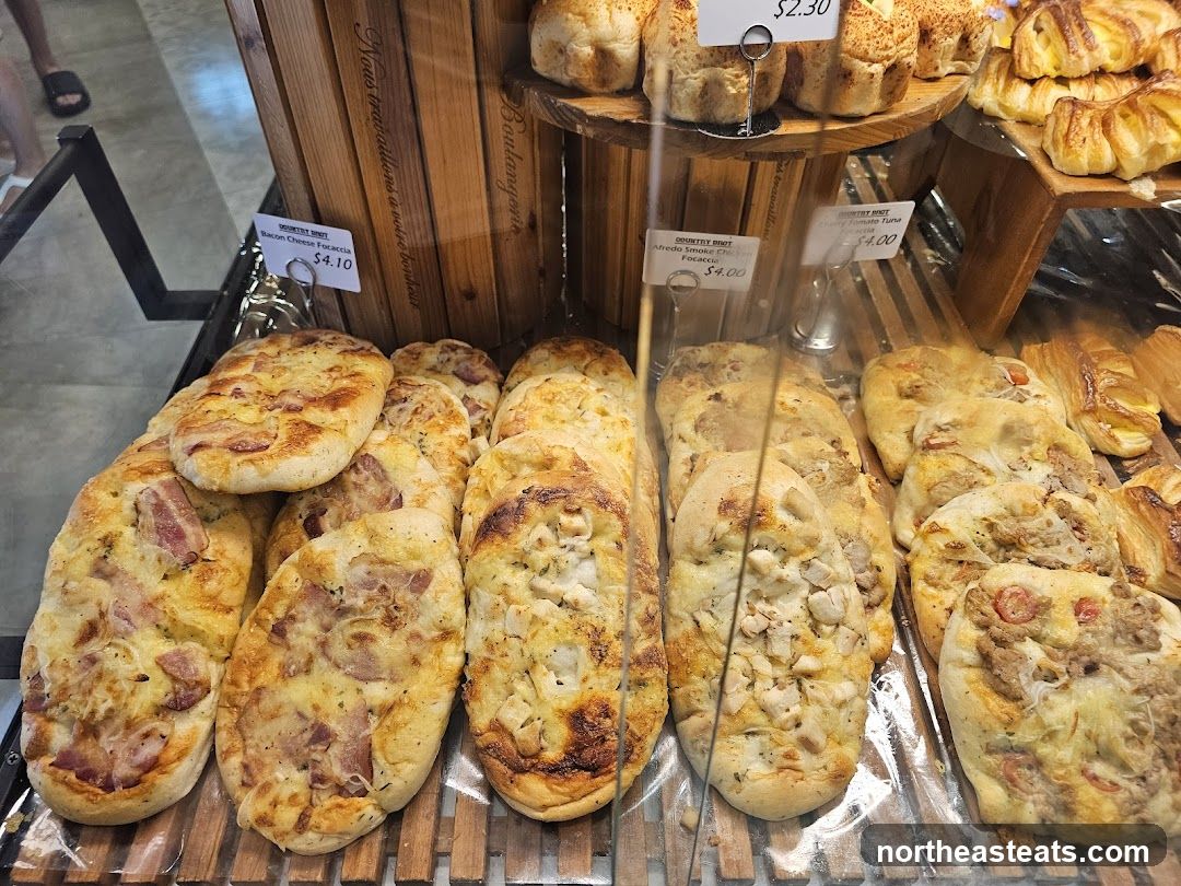 Assortment of Focaccia and Pastries