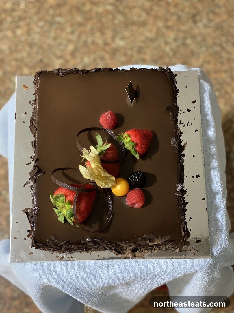 Chocolate Cake with Berries