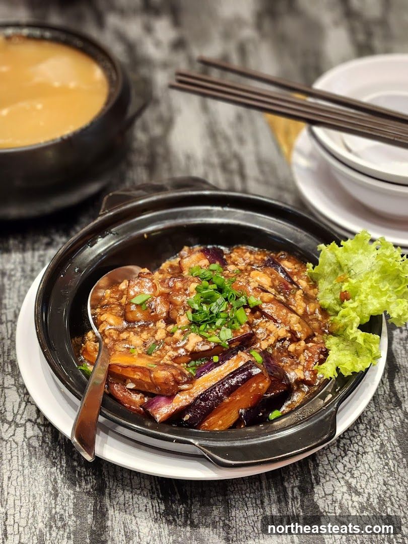Braised Eggplant with Minced Meat