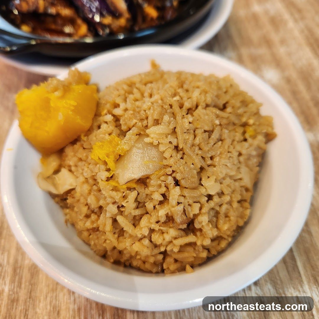 Fried Rice with Pumpkin
