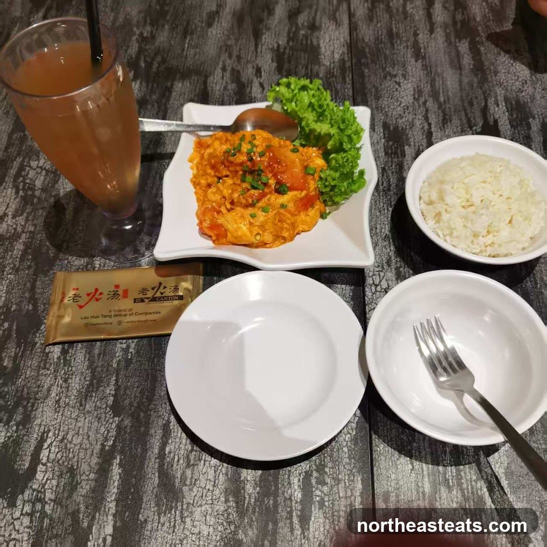Meal with Drink and Rice