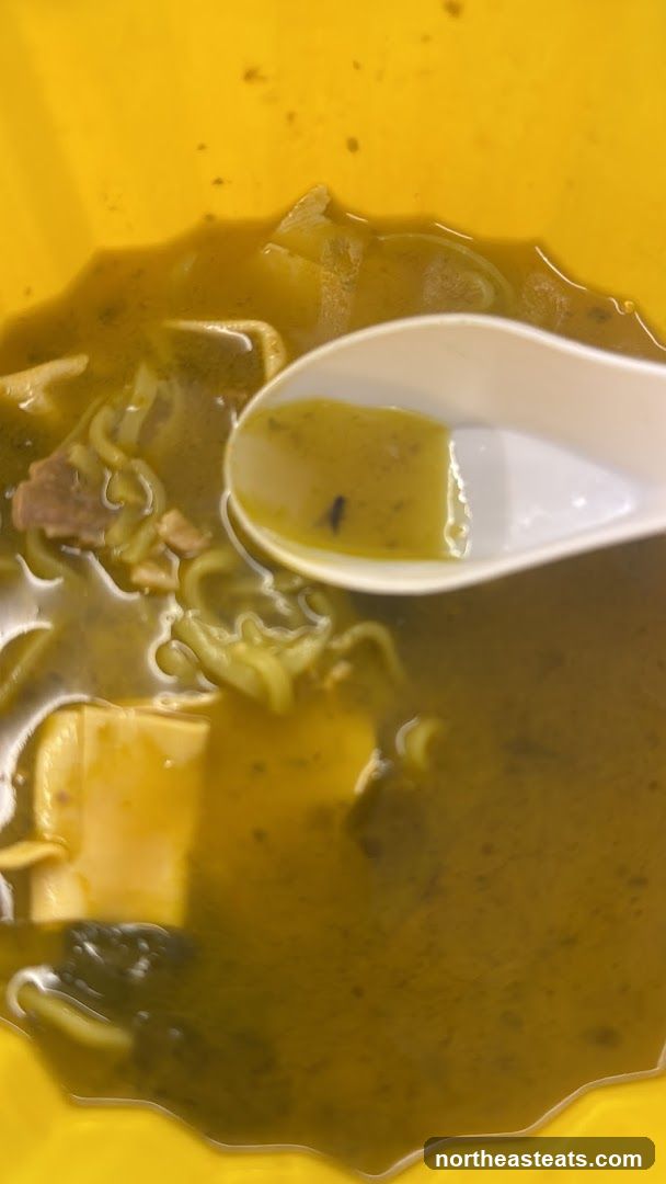 Soup with Noodles and Meat