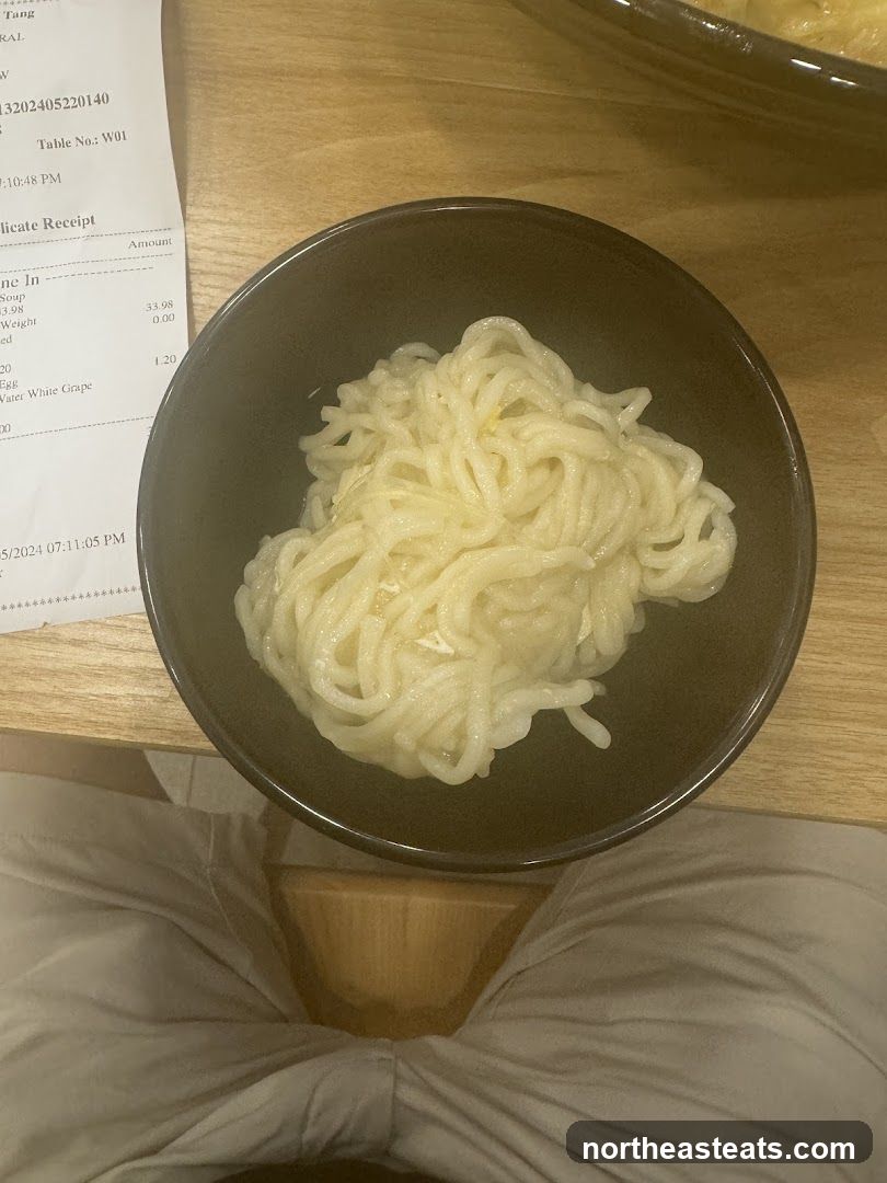 Noodles in a Bowl