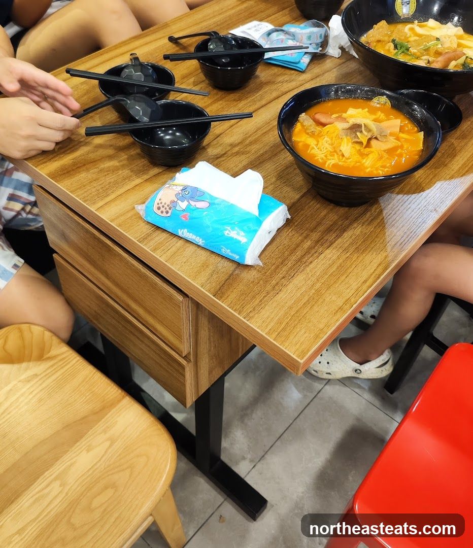 Table Setting with Food