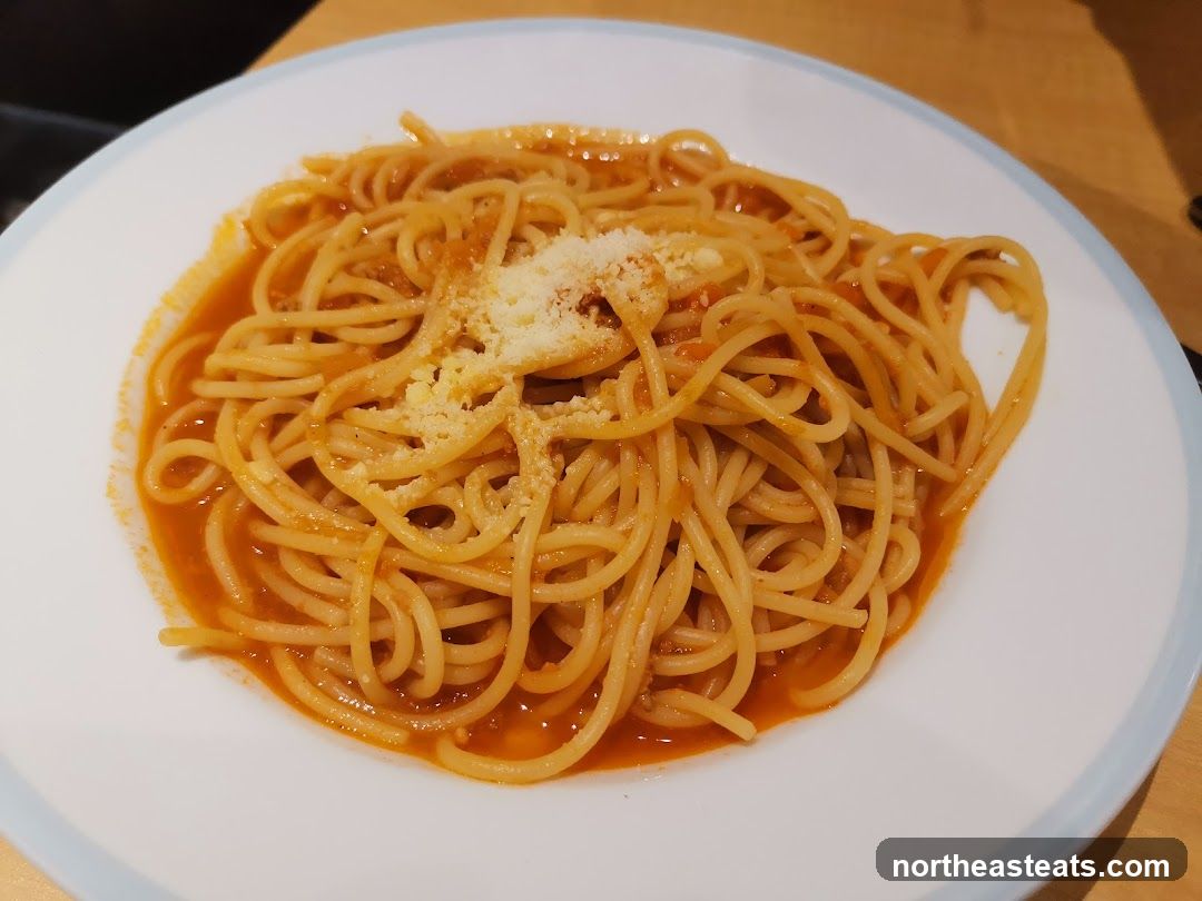 Spaghetti with Tomato Sauce