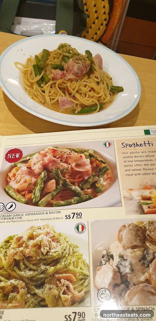 Spaghetti Menu