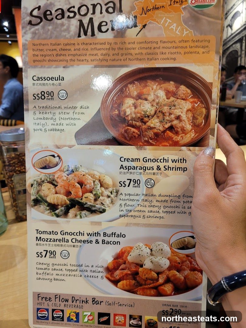 Seasonal Menu
