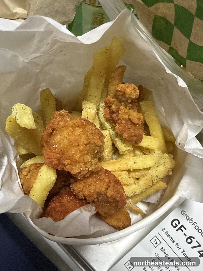 Fried Chicken and Fries