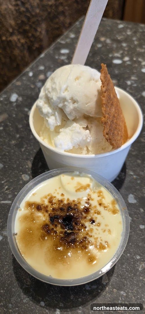 Ice Cream and Creme Brulee