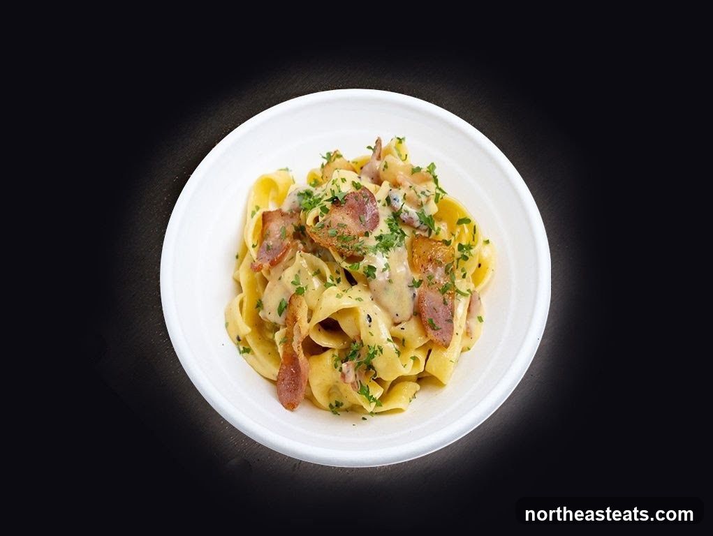 Pasta with Bacon and Parsley