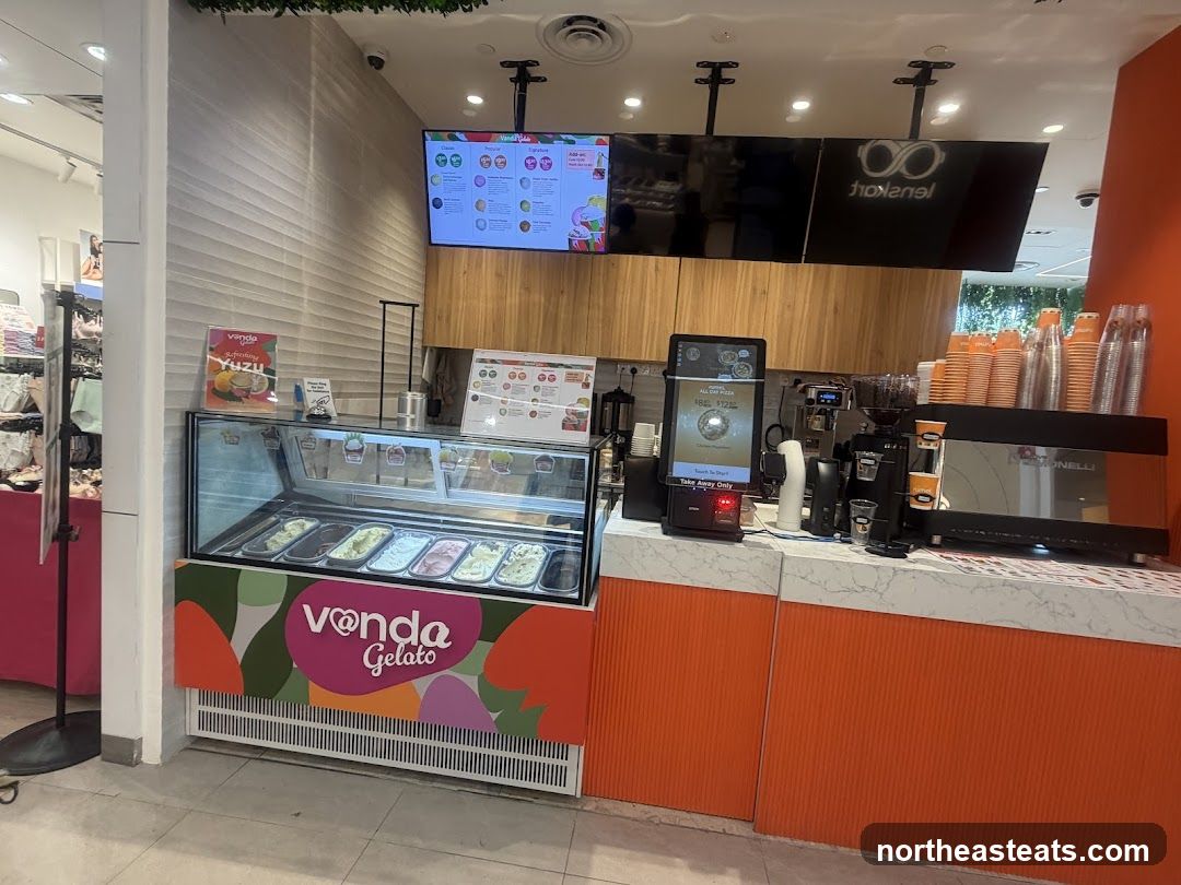 Gelato Shop Counter