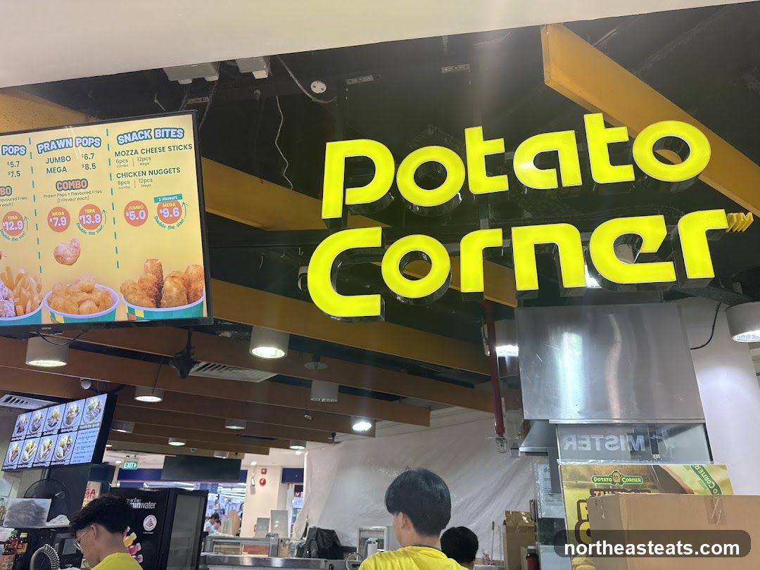Potato Corner Menu and Signage